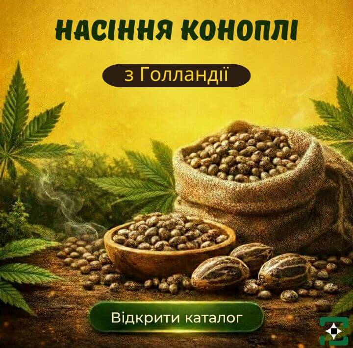 Семена конопли из Голландии